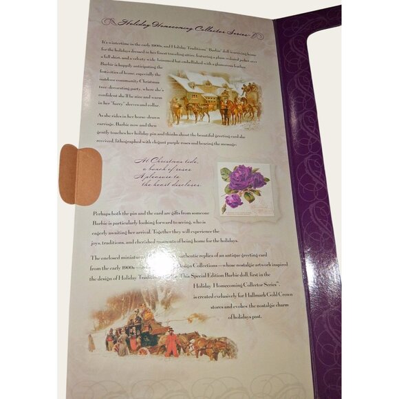 1996 Hallmark Holiday Traditions Barbie Doll Special Edition With Box - Picture 3 of 12